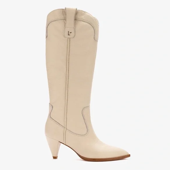 LarroudéWomen's Louise Pointed Toe High Heel Western Boots. Size 7 WomenN2-1